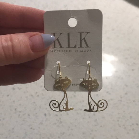 Klk Accessori Di Moda Jewelry Cat Earrings Poshmark